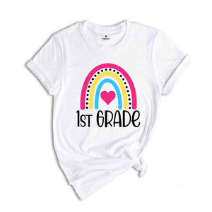 First Grade Teacher Shirt, 1st Grade Teacher Shirt, First Day of School Shirt, Back To School Shirt, First Grade Shirts, Teacher Rainbow Tee