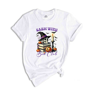 Salem Witch Book Club Shirt, Halloween Shirt, Spooky Pumpkin Shirt, Halloween Party Shirt, Halloween Party