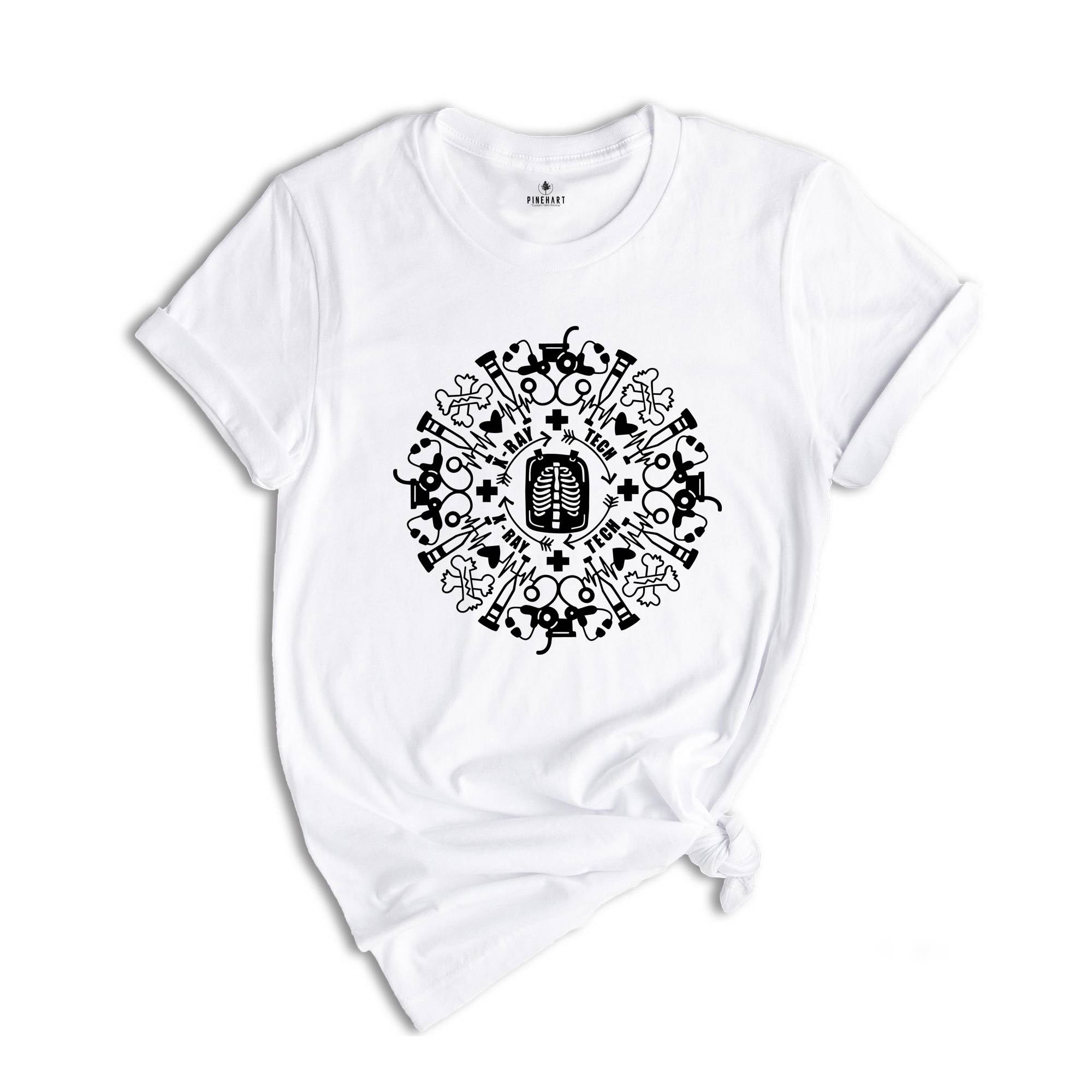 X-Ray Tech Mandala Shirt, Radiology Life Shirt, X-Ray Tech Apparel, Radiologist Graduate, Radiology Technician Shirt