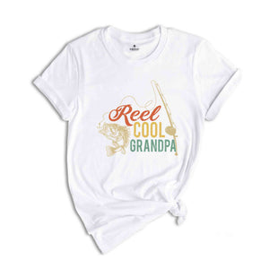 Reel Cool Grandpa Shirt, Grandpa Fishing T-Shirt, Grandpa Gifts, Fisherman Shirt, Grandpa Fishing Gift, Father's Day Shirts