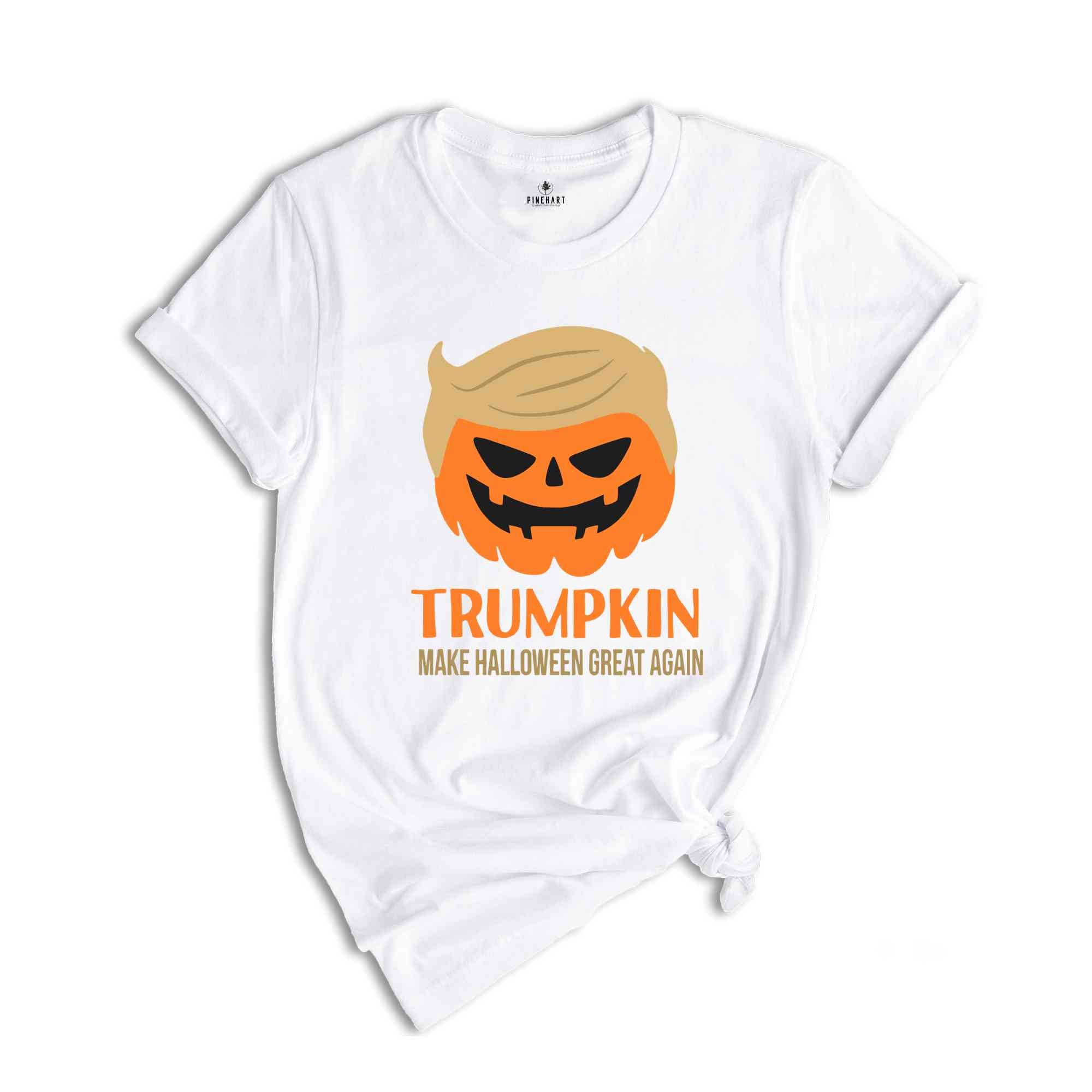 Halloween Trumpkin Shirt, Make Halloween Great Again, Republican Halloween Gift, Funny Halloween Shirt, Pumpkin Face Shirt