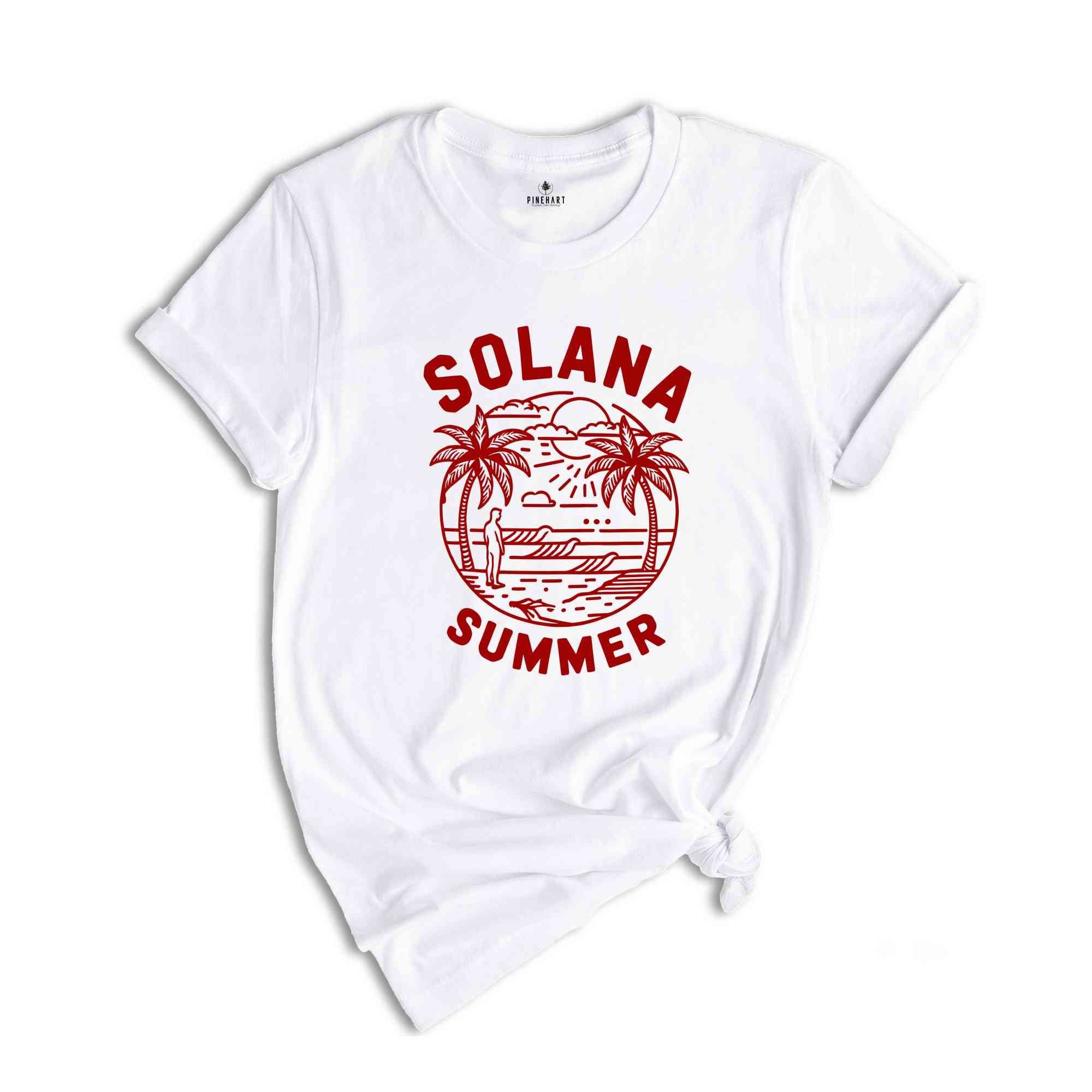 Solana Summer Shirt, Retro Solana Shirt, Vintage Solana Beach Tee, California Vacation Gift, Beach Bum Shirt, 2024 Vacation Trip