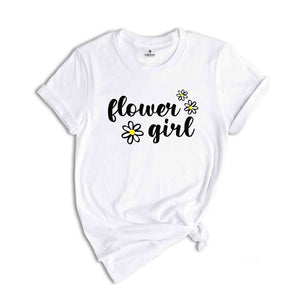 Flower Girl Shirt, Wedding Shirt, Matching Bridesmaid Shirt, Flower Girl Wedding Party Shirt, Cute Flower Girl