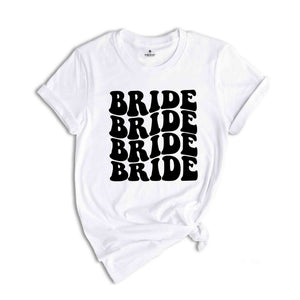 Bride Bridesmaid Shirt, Bridal Party Shirt, Bachelorette Party Shirt, Trendy Wedding, Cute Bride Shirt