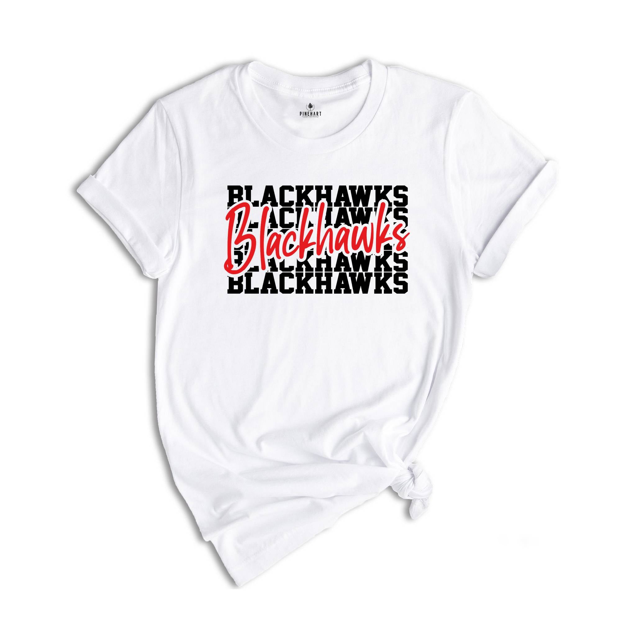 Team Mascot Shirt, Blackhawks Team Shirt, Blackhawks Team Spirit Shirt,Blackhawks Fan Shirt,Blackhawks School Shirt,Blackhawks School Spirit