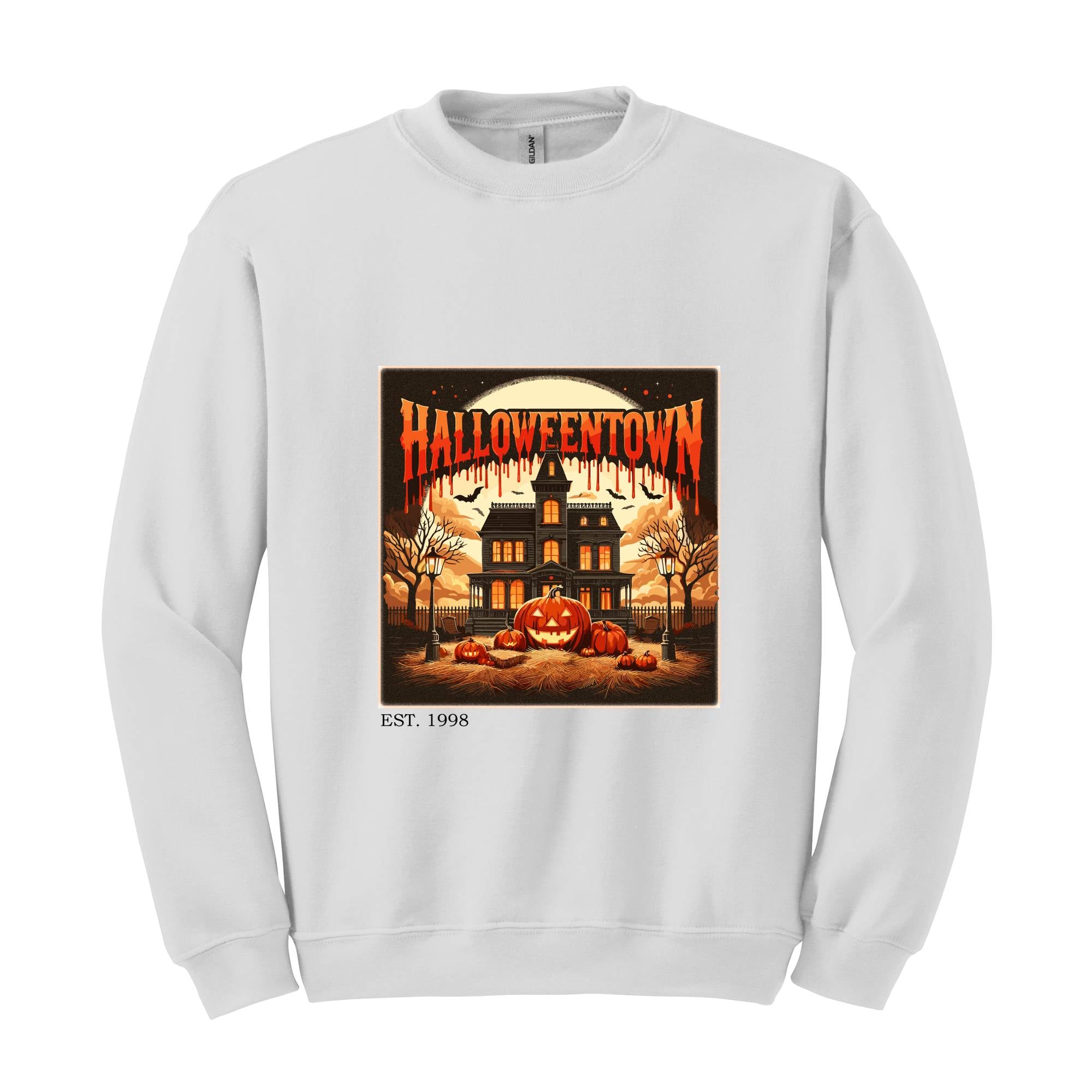 Halloweentown Est 1998 Sweatshirt, Halloweentown University, Retro Halloweentown Sweatshirt, Fall Sweatshirt, Halloween Sweatshirt