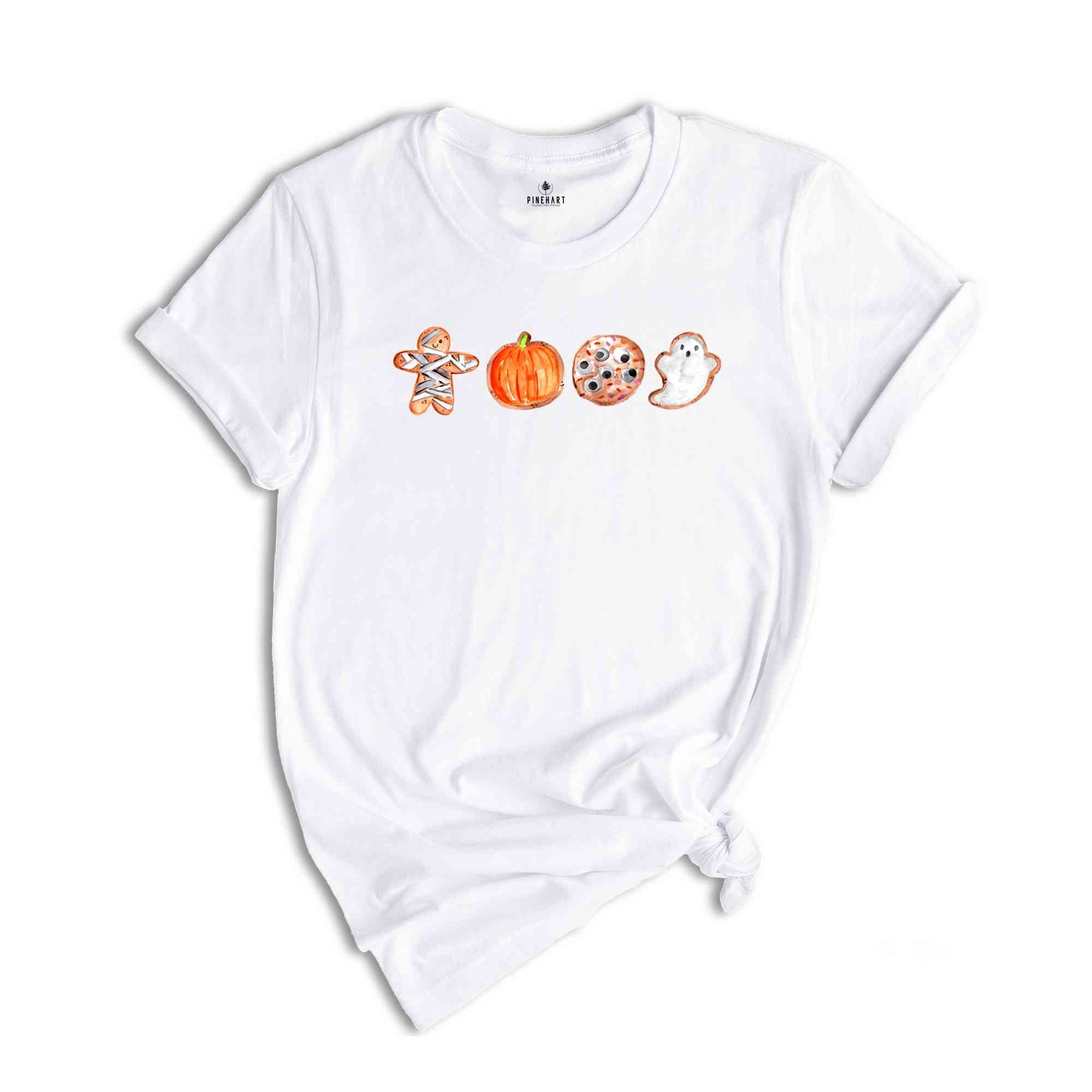 Halloween Sugar Cookie Shirt, Spooky Season Shirt, Halloween cookies Tee, Retro Fall Shirt, Trick Or Treat Shirt, Pumpkin Shirt