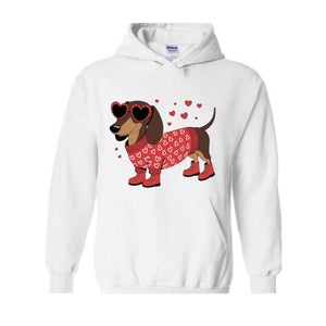 Dog Valentine Sweatshirt, Valentine Dog Hoodie, Dog Sweatshirt, Pet Lover Gift, Valentines Day Hoodie, Gift for Dog Mom