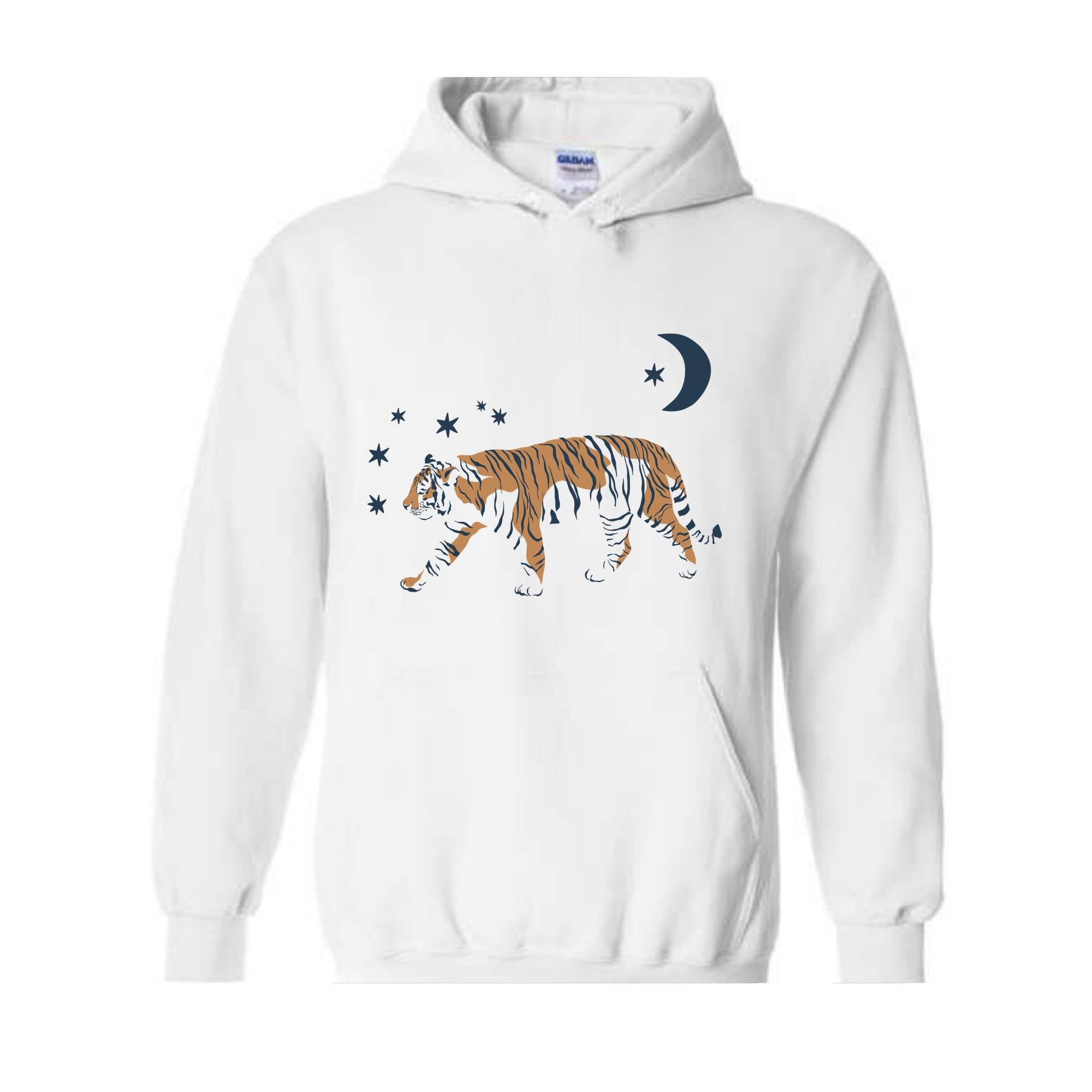 Tiger Sweatshirt, Retro Tiger Crewneck Sweatshirt, Celestial Tiger Tee, Asian Zodiac Tiger Hoodie, Astrology Gift, Vintage Tiger Sweatshirt