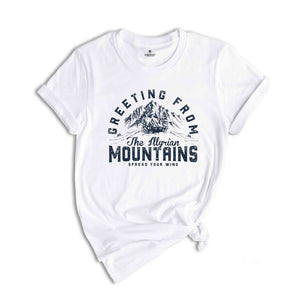 Greeting From The Lllyrian Mountains Spread Your Wing Shirt, Mountains Outdoor Shirt, Hiking Shirt, Adventure T-Shirt