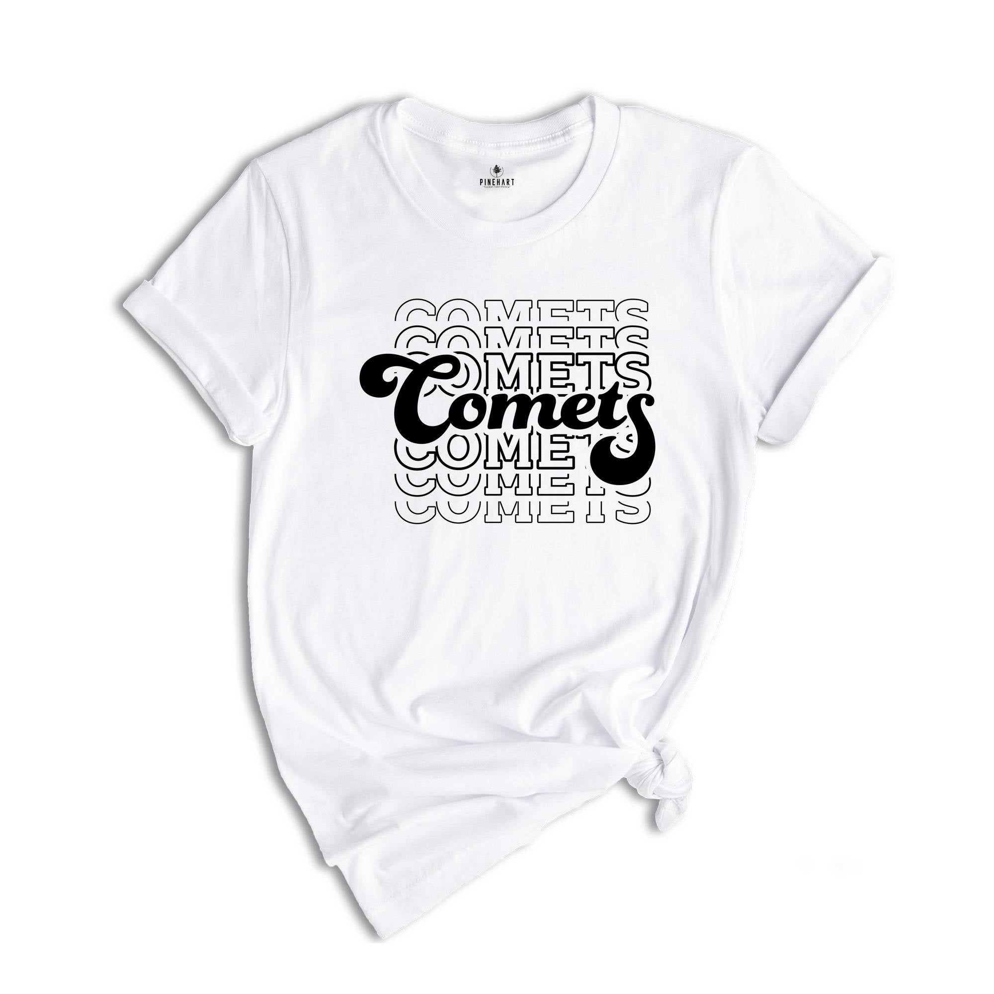 Team Mascot Shirt, Comets Team Shirt, Comets Team Spirit, Comets Fan Shirt, Comets School Shirt, Comets School Spirit