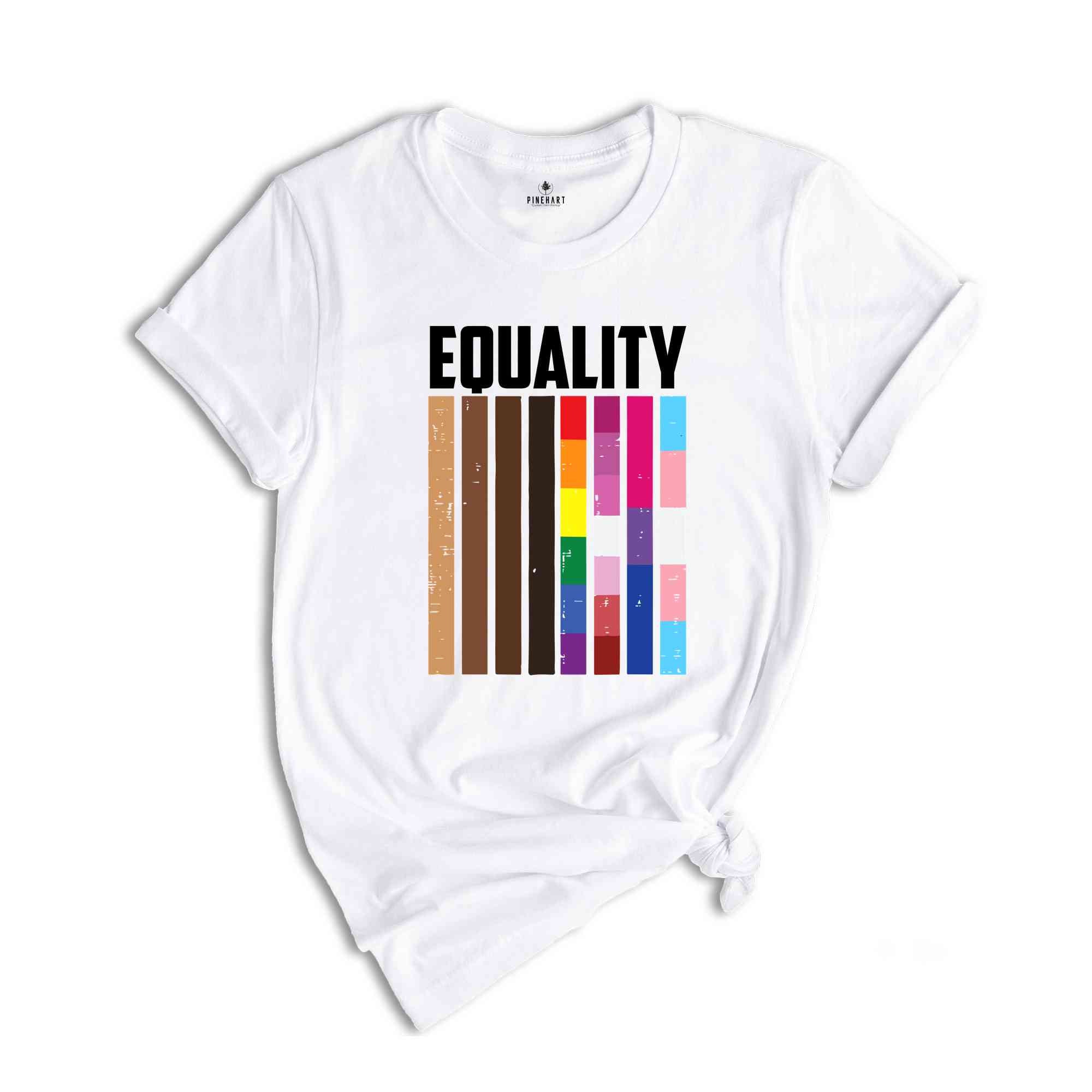 Equality Flag Shirt, Pride Shirt, LGBT Shirt, Equal Rights Shirt, Pride Shirt, LGBT Shirt, Gay Pride Shirt, Human Rights Shirt