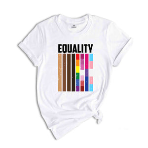 Equality Flag Shirt, Pride Shirt, LGBT Shirt, Equal Rights Shirt, Pride Shirt, LGBT Shirt, Gay Pride Shirt, Human Rights Shirt