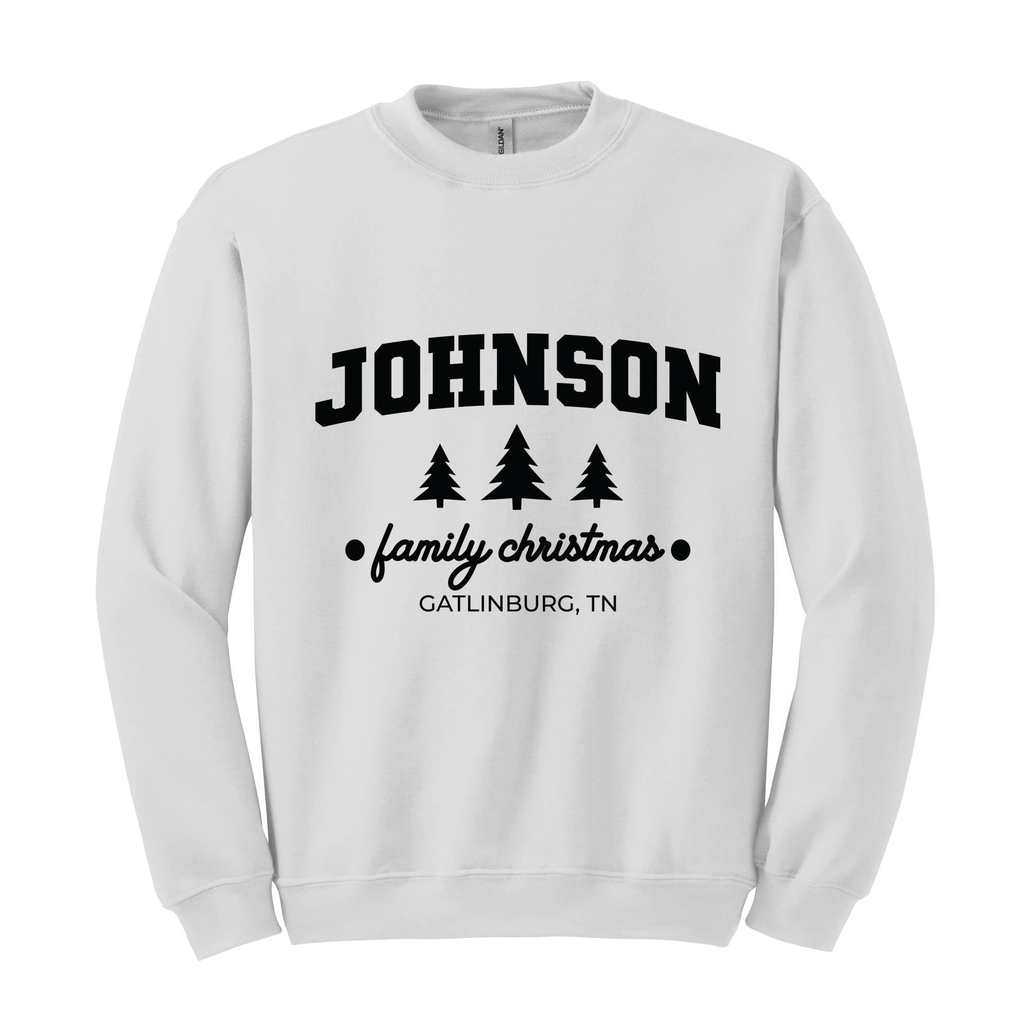 Custom Family Christmas Sweatshirt, Matching Family Christmas Sweatshirt, Personalized Name Christmas Sweatshirt, Christmas Sweatshirt