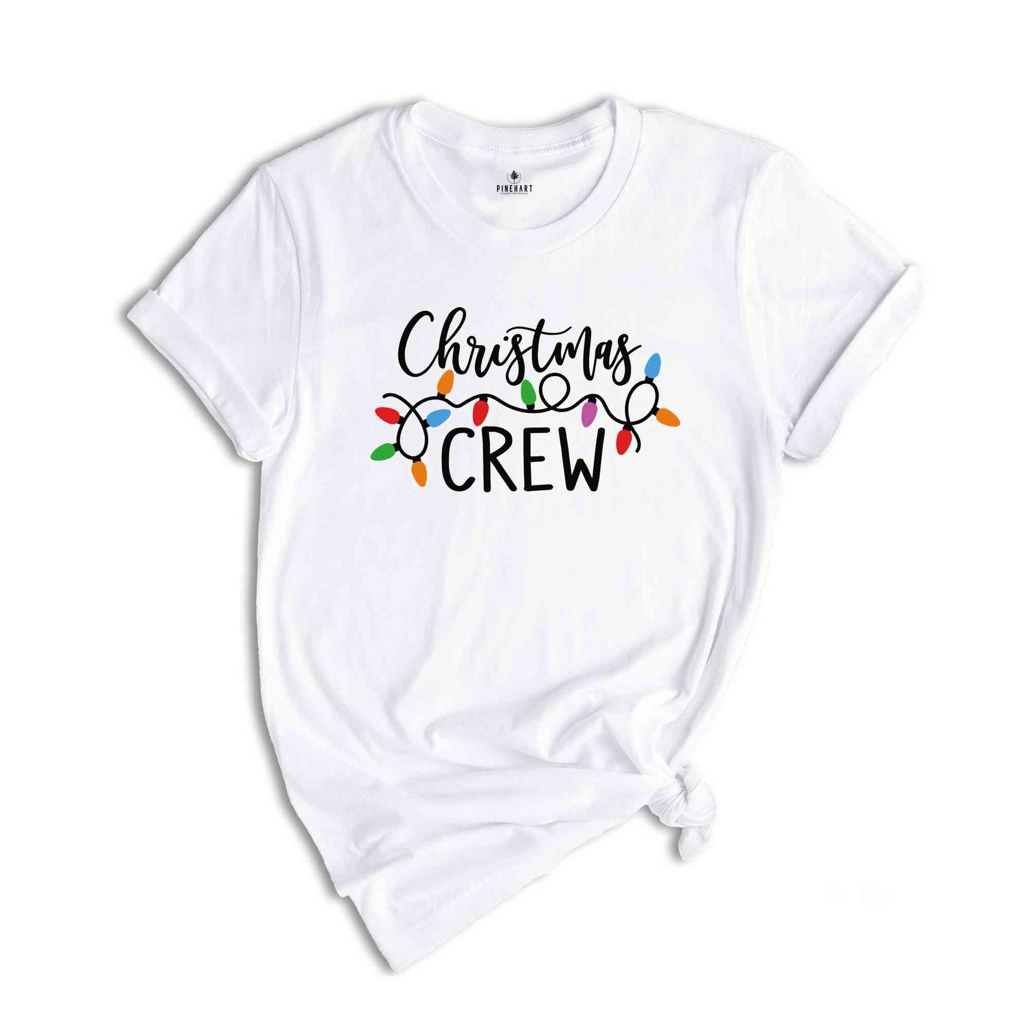 Christmas Crew Light Shirt, Christmas Gift Shirt, Christmas Matching Shirt, Christmas Crew Shirt, Christmas Squad, Xmas Shirt