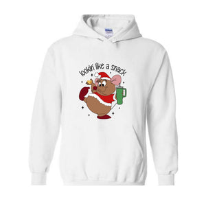 Lookin' Like A Snack Gus Christmas Sweatshirt, Funny Christmas Sweatshirt, Xmas Movie Sweater, Disneyland Christmas Sweatshirt