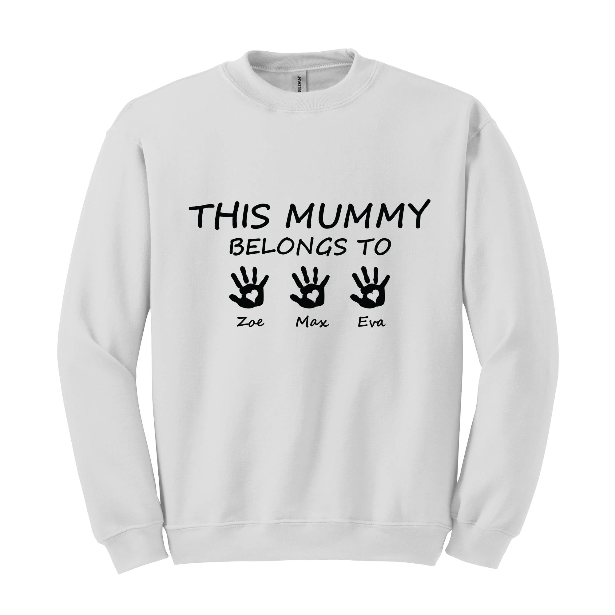 This Mummy Belongs To Sweatshirt, Custom Mama Hoodie, Personalized Mother's Day Gifts, Personalized Kids Names Sweatshirt, Mothers Day Gifts