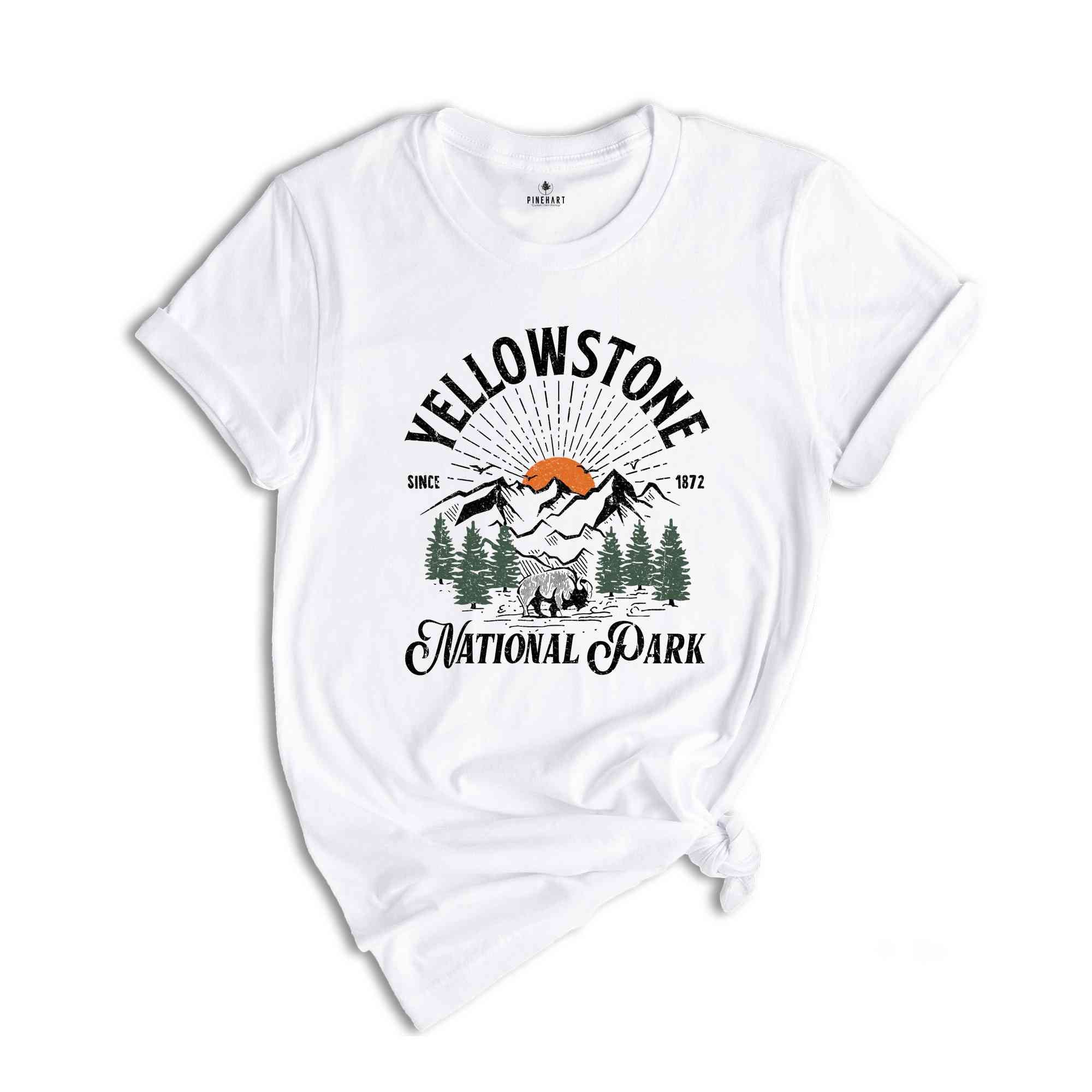 Yellowstone Shirt, Yellowstone National Park T-Shirt, Matching Family Vacation Tee, Camping Crew Shirt, Road Trip Gifts