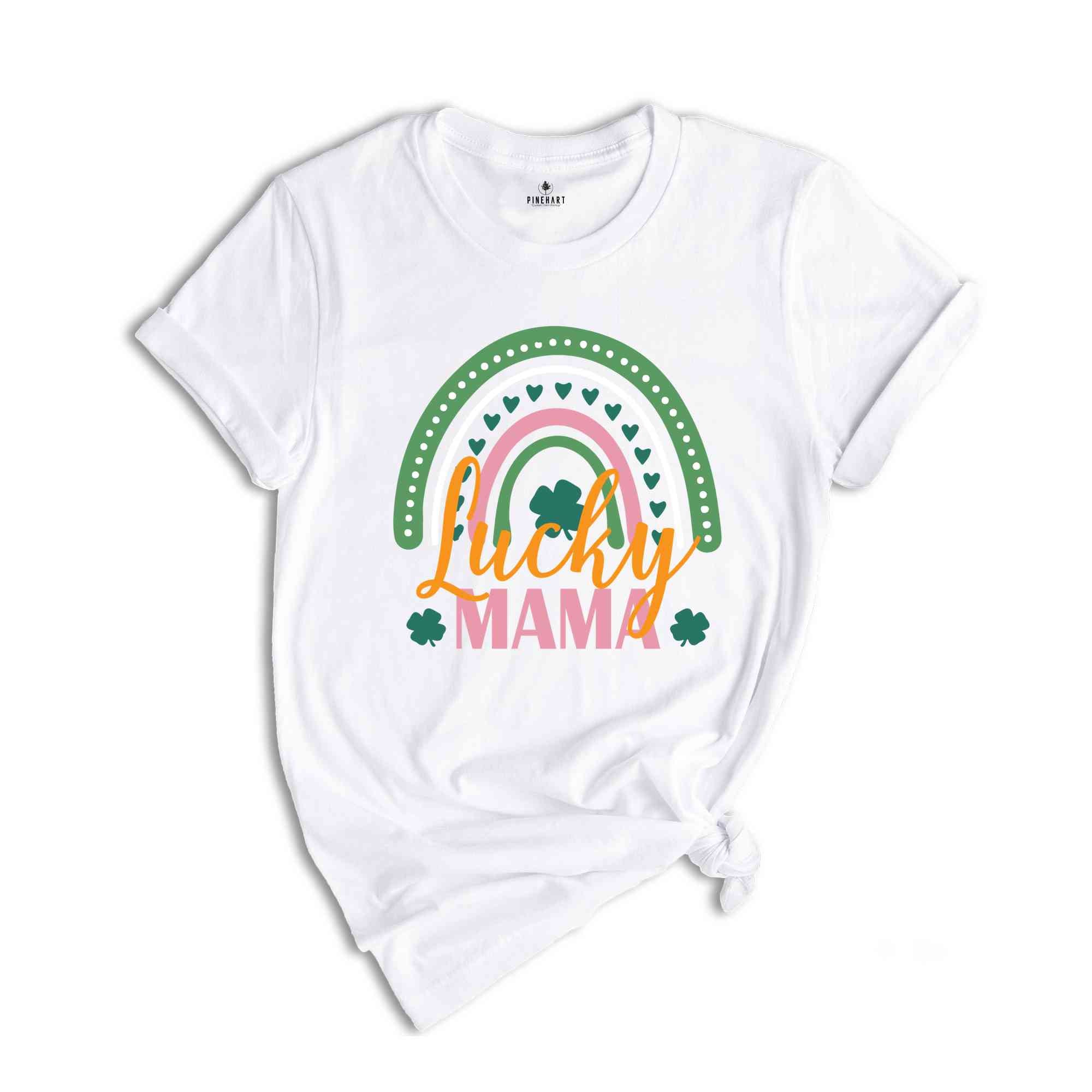 One Lucky Mama Saint Patrick Shirt, St. Paddy's Mother Shirt, Clover Leaf Hoodie, Saint Patrick Day Shirt