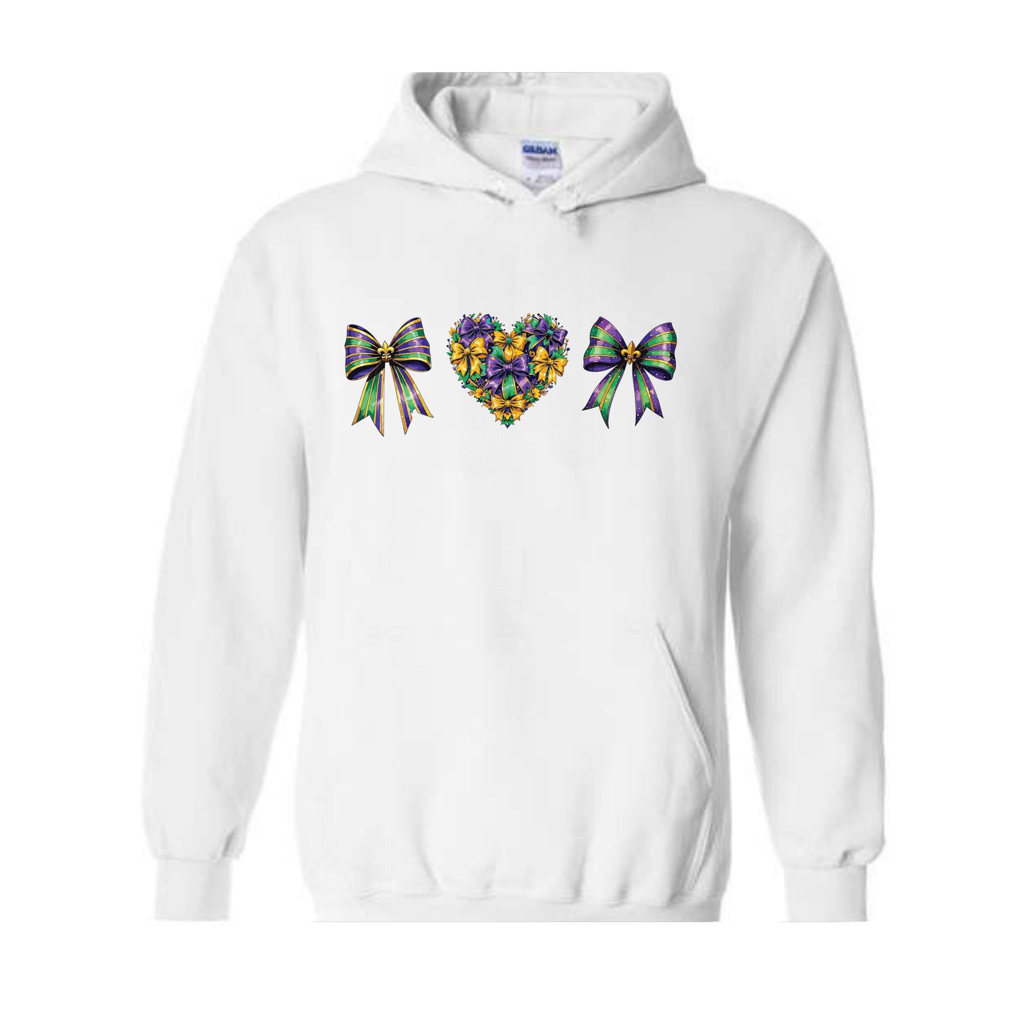 Coquette Bows Mardi Gras Shirt, Family Mardi Gras Carnival Sweatshirt, Fat Tuesday Mardi Gras Parade Louisiana Group Tee