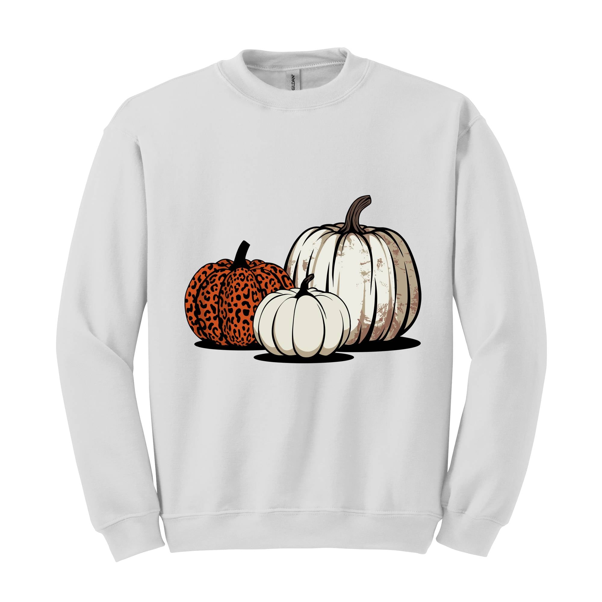 Leopard Pumpkin Sweatshirt, Thanksgiving, Halloween Shirt, Fall sweatshirt, Autumn, Thanksgiving Gifts