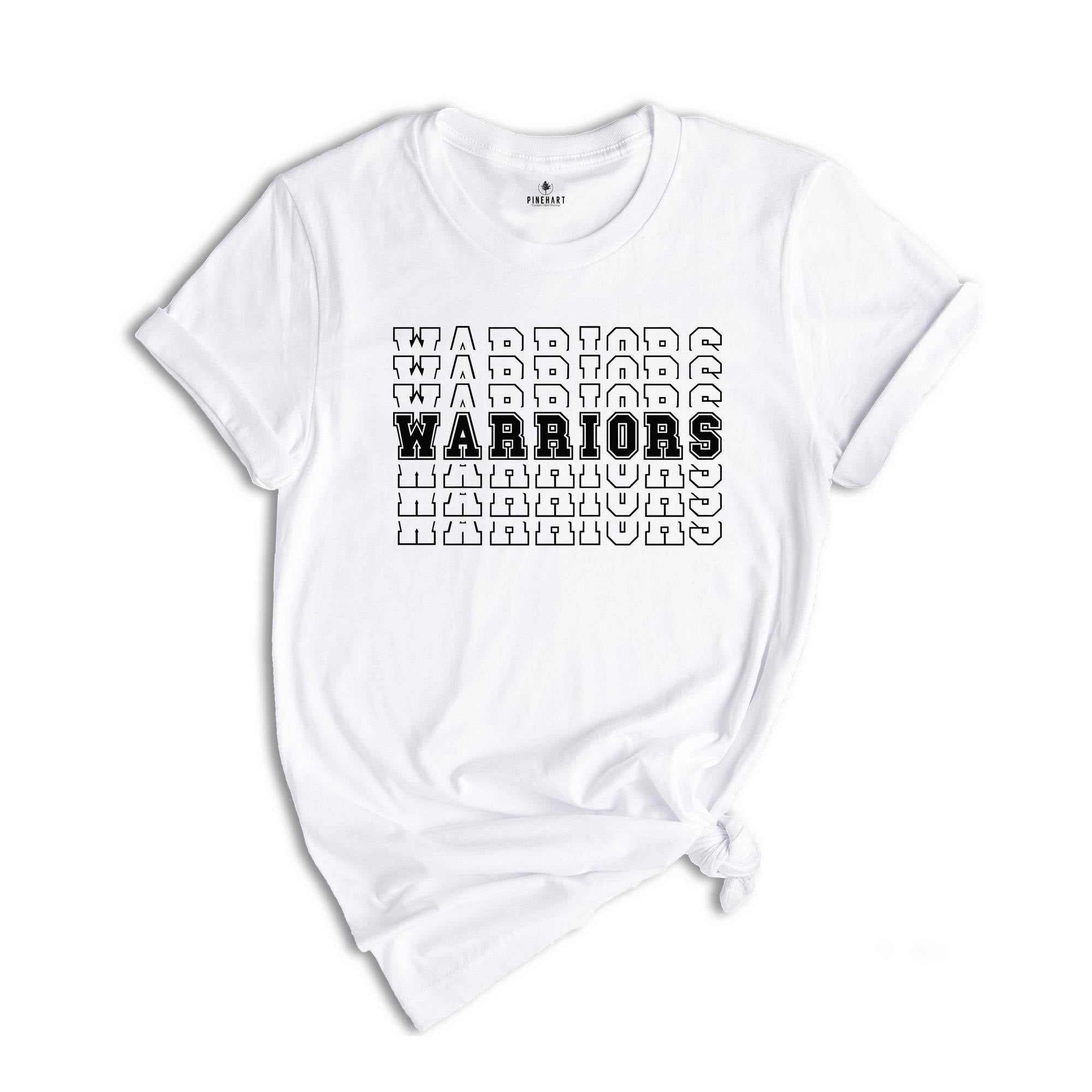 Team Mascot Shirt, Warriors Team Shirt, Warriors Football Shirt, Warriors Fan Shirt, Warriors School Shirt, Warriors School Spirit