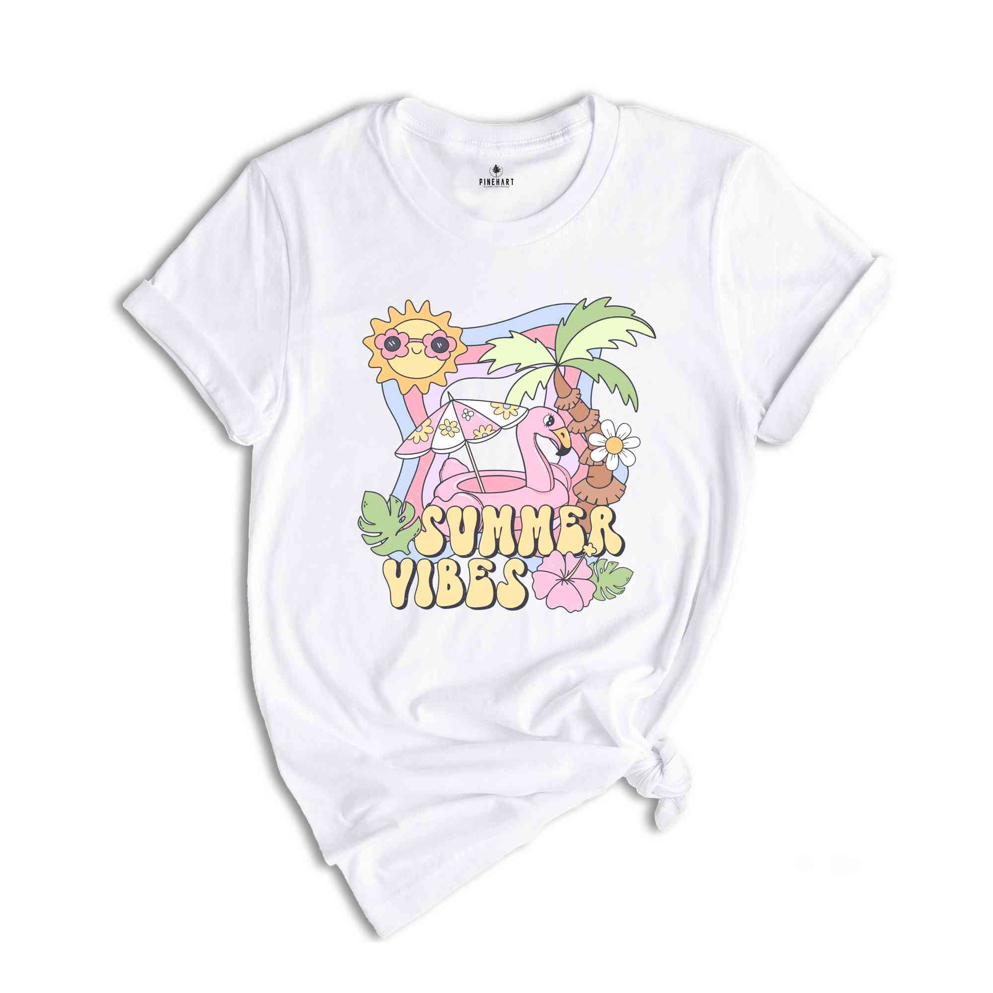 Summer Vibes Shirt, Vacation Shirt, Fun Summer Shirt, Summer Camp Shirt, Cute Summer Shirt, Beach Shirt, Palm Trees Shirt, Beach Vibes Shirt