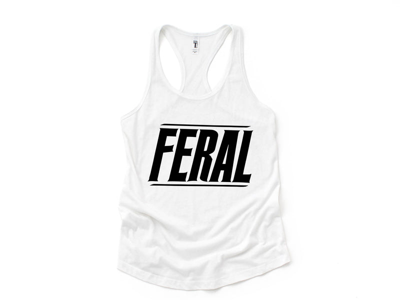 Feral Tank Top, Feral Tanks, Feral Racerback Tank, Feral Girl, Cowgirl Tank Tops, Western Tank, Rodeo Tank, Feral Era Tank Top