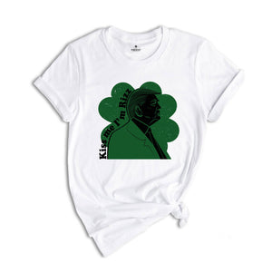 Kiss Me I'm Rizz Shirt, Trump Patrick Day Shirt, Trump Tee, Rizz Trump St. Patrick Day Tshirt, Cool St Patrick Shirt, Funny Trump Shirt