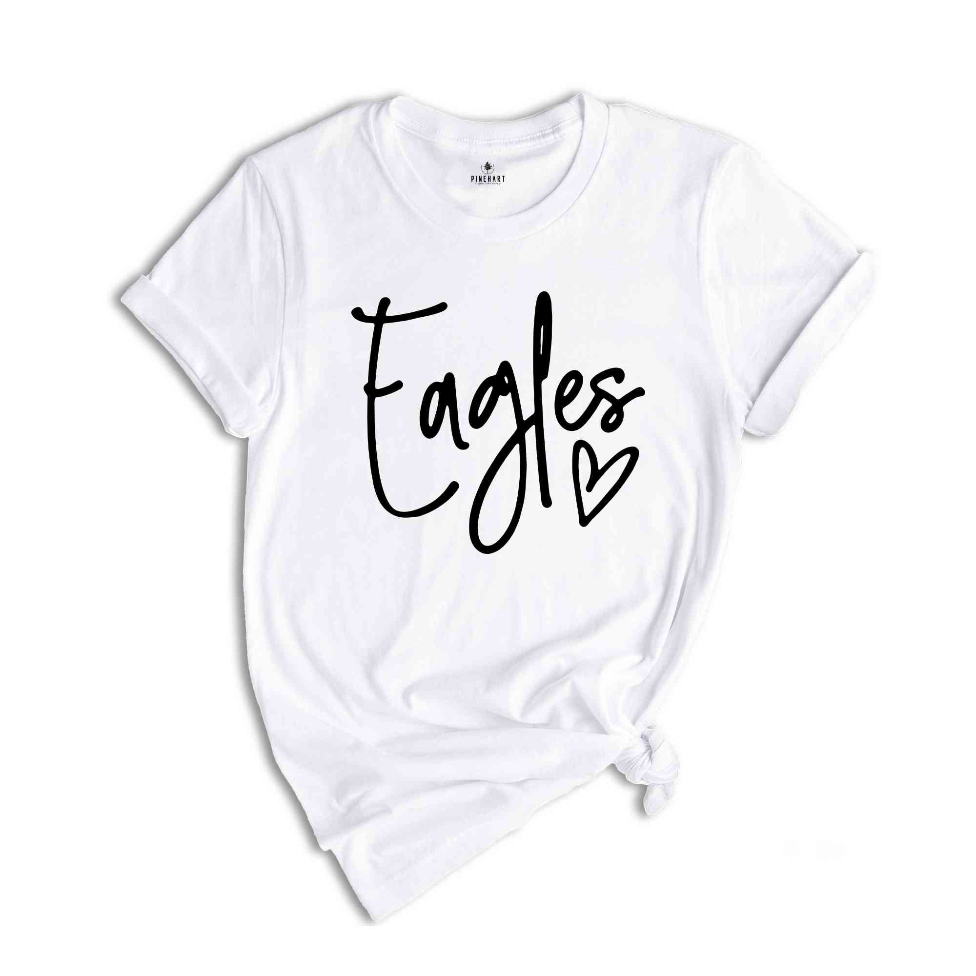 Team Mascot Eagles, Eagles team T-Shirt, Favorite Team Shirt, Team Mascot T-Shirt, School Logo Shirt, Eagles Team Spirit, Panther Pride Tee