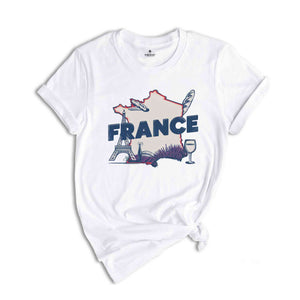 Retro France Shirt, France Travel Shirt, Country Travel Shirt, Shirt For Traveler, Travel Lover Gift, Travel Tee, Trip Shirt