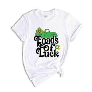 Loads Of Luck Saint Patrick Shirt, Four Leaf Clover Shirt, St. Patrick's Day Tee, St Patrick's Day Shamrock Shirt, Loads of Luck Truck Tee