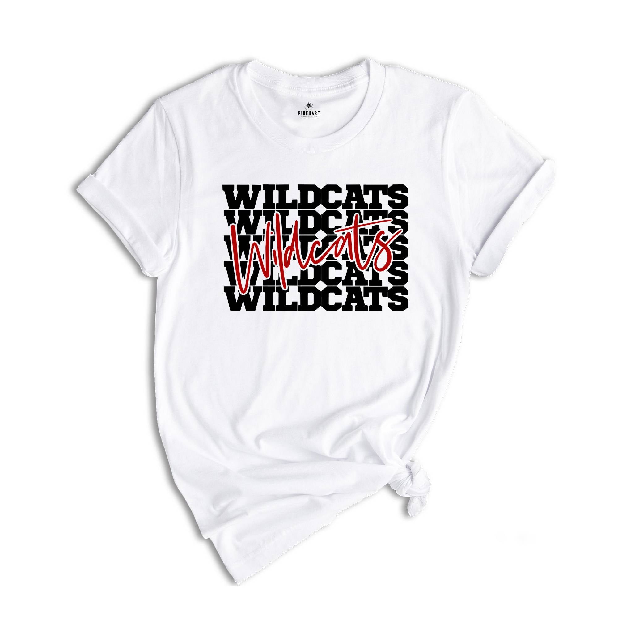 Wildcats Team Mascot T-Shirt, Wildcats Team Gift, Wildcats Football Tee, Wildcats Fan Gift, Wildcats School Shirt, Wildcats School Spirit