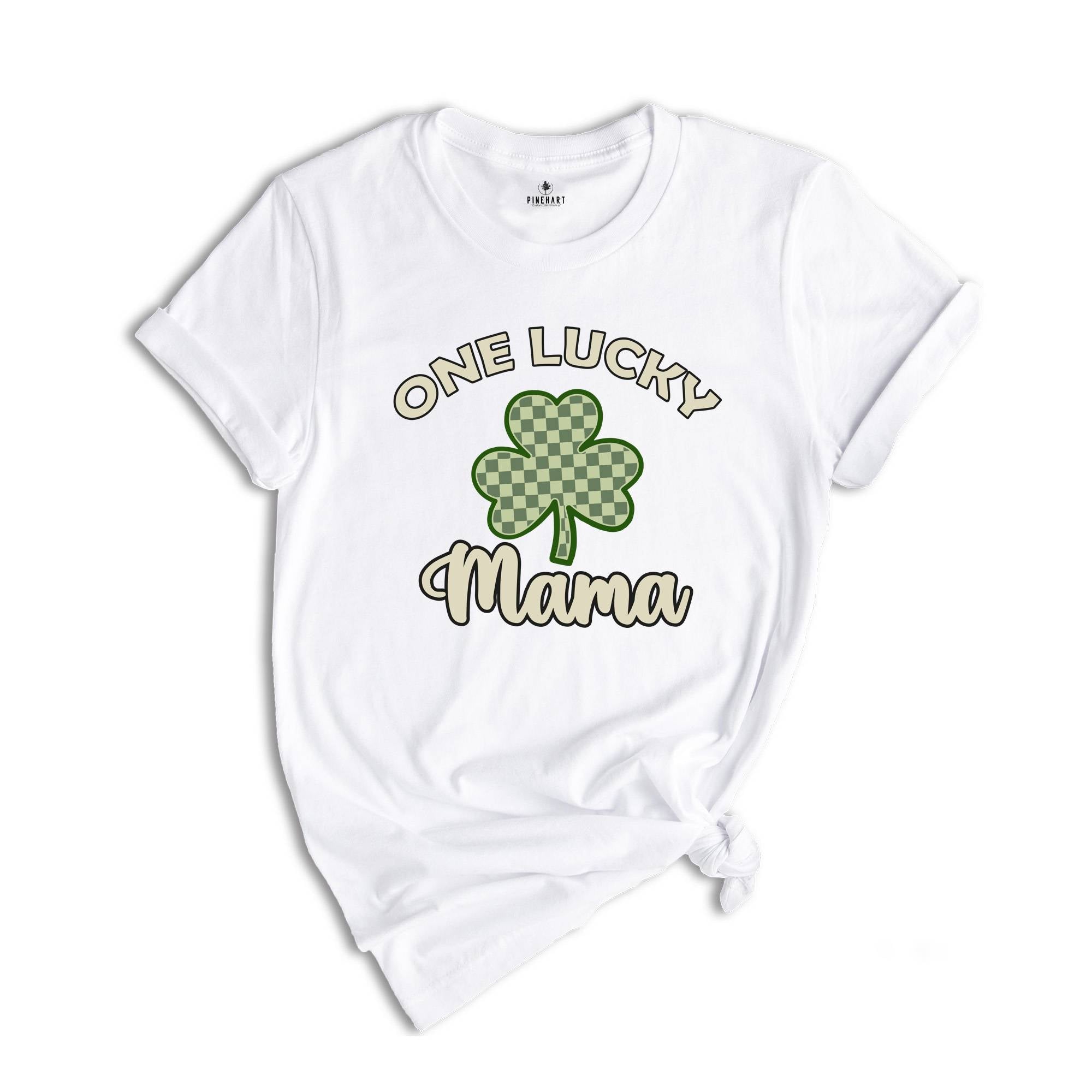 One Lucky Shirt, Custom Text Shirt, Custom Mama Shirt, Clover Shirt, St Patrick's Day Shirt, Gift for Husband, Father Shirt, Cute Mom Shirt