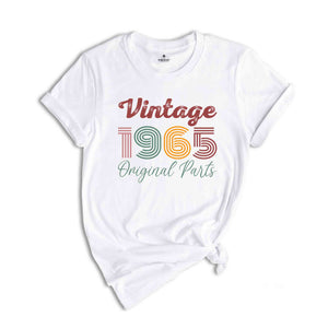 Vintage 1965 Original Parts Shirt, 59th Birthday Shirt, Vintage Shirt, Vintage 1965 Shirt, 59th Birthday Gift, Retro Shirt