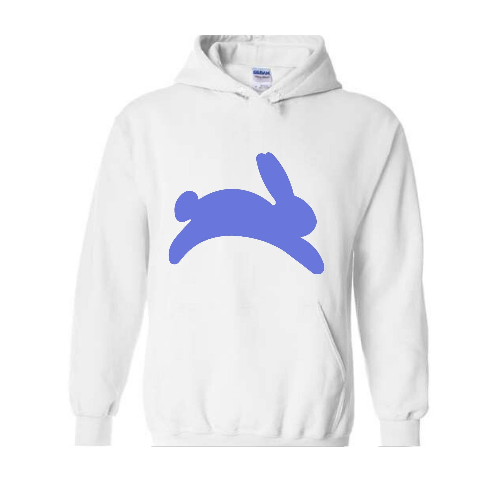 Rabbit Hoodie, Hipster Bunny Hoodie, Bunny Lover Hoodie, Wildlife Hoodie, Hare Hoodie