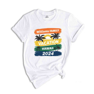 Family Vacation 2024 Shirt, Matching Family Trip Shirt, Personalized Family Shirt, Custom Vacation Shirt, Family Cruise Shirt, Summer Shirts