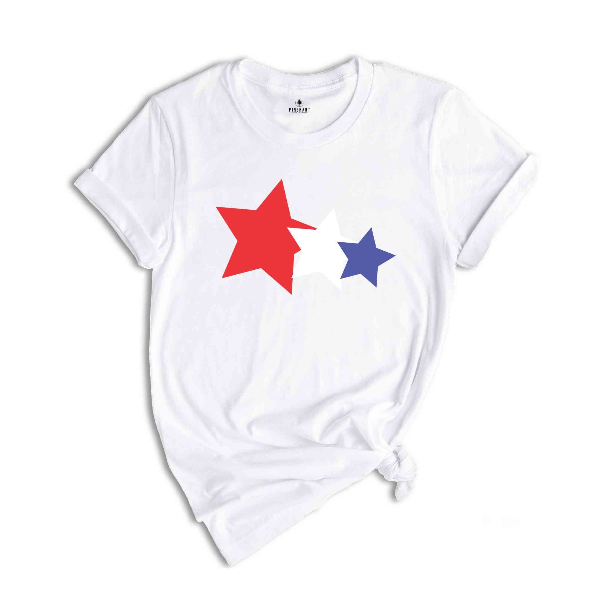 USA Stars Shirt, 4th Of July Shirt, Star Glitter Shirt, Fourth Of July Shirt, Independence Shirt, Patriotic Shirt, USA Shirt, America Shirt