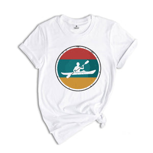 Retro Kayak T-Shirt, Gift for Kayaker, Canoe Shirt, Adventure Shirt, Canoeing Kayaking Shirts, Nature Lovers Gift, Vintage Kayak Shirt Men