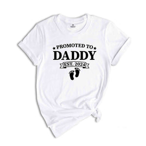 Baby Announcement, Promoted to Mommy and Daddy Est 2024, New Mother Shirt, New Father Shirt, New Parents Shirt, New Mommy Tee