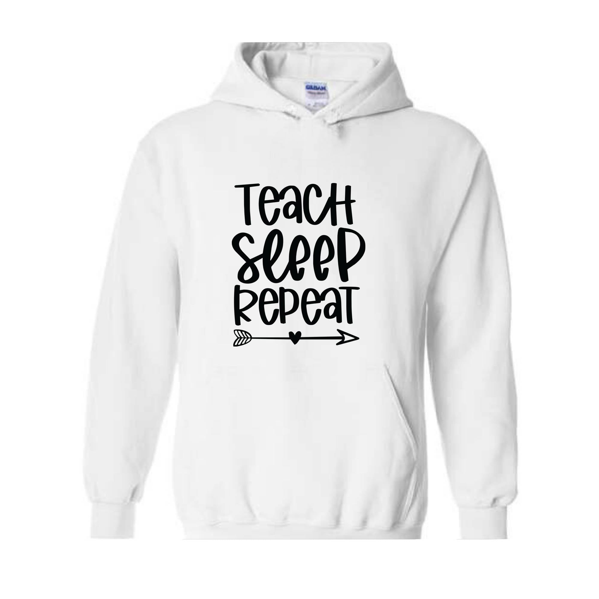 Teach Sleep Repeat Sweatshirt, Funny Teacher Sweatshirt, Teacher Sweatshirt, Teacher Gift, Teacher Appreciation, Back To School Sweatshirt