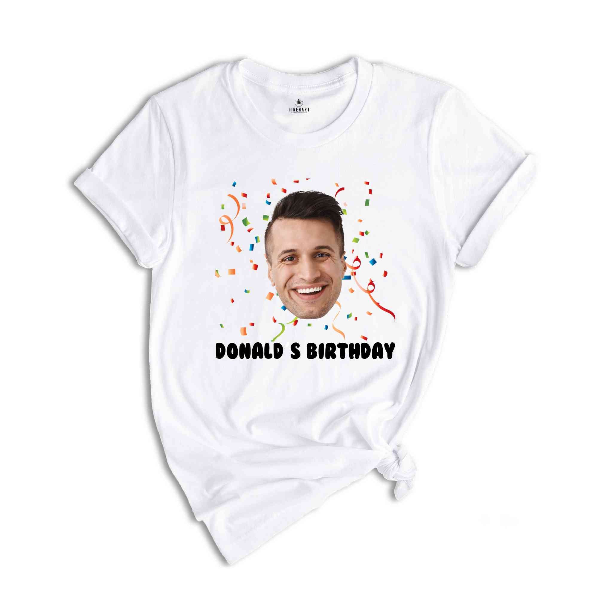 Funny Birthday Matching Shirt, Custom Face Birthday Shirt, Funny Face Shirt, Birthday Shirt, Birthday Party Shirt