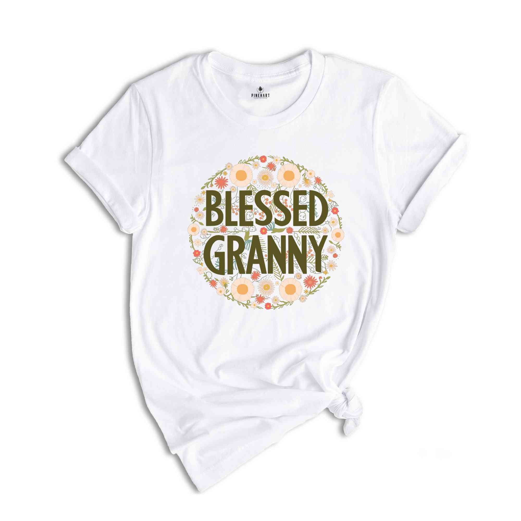 Blessed Granny Shirt, Blessed Granny Floral Shirt, Floral Shirt, Granny Shirt, Grandmother Shirt, New Grandmother Shirt, Gigi Shirt