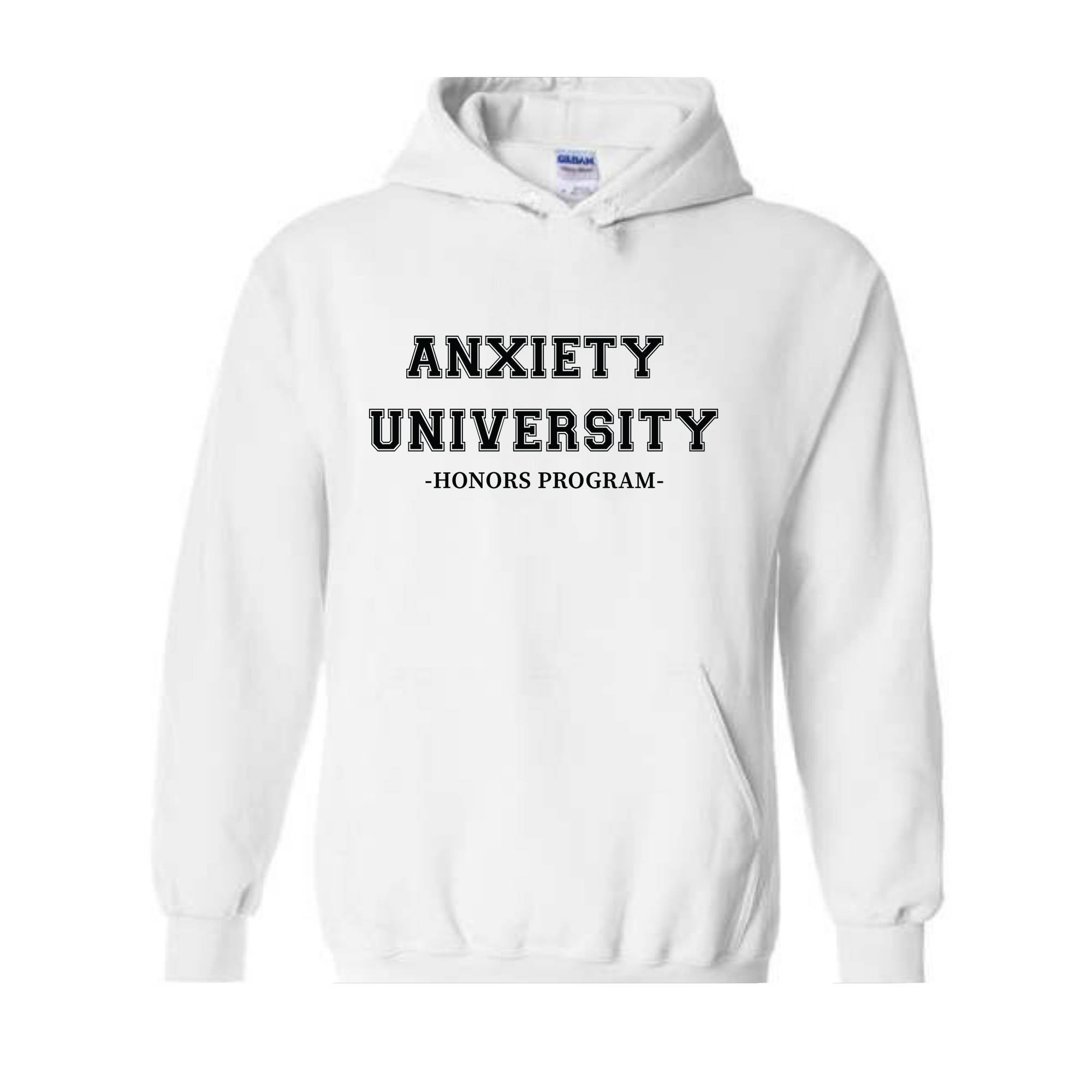 Anxiety University Sweatshirt, Anxiety University Honors Program Sweatshirt, Anxiety Sweater, Mental Health Apparel