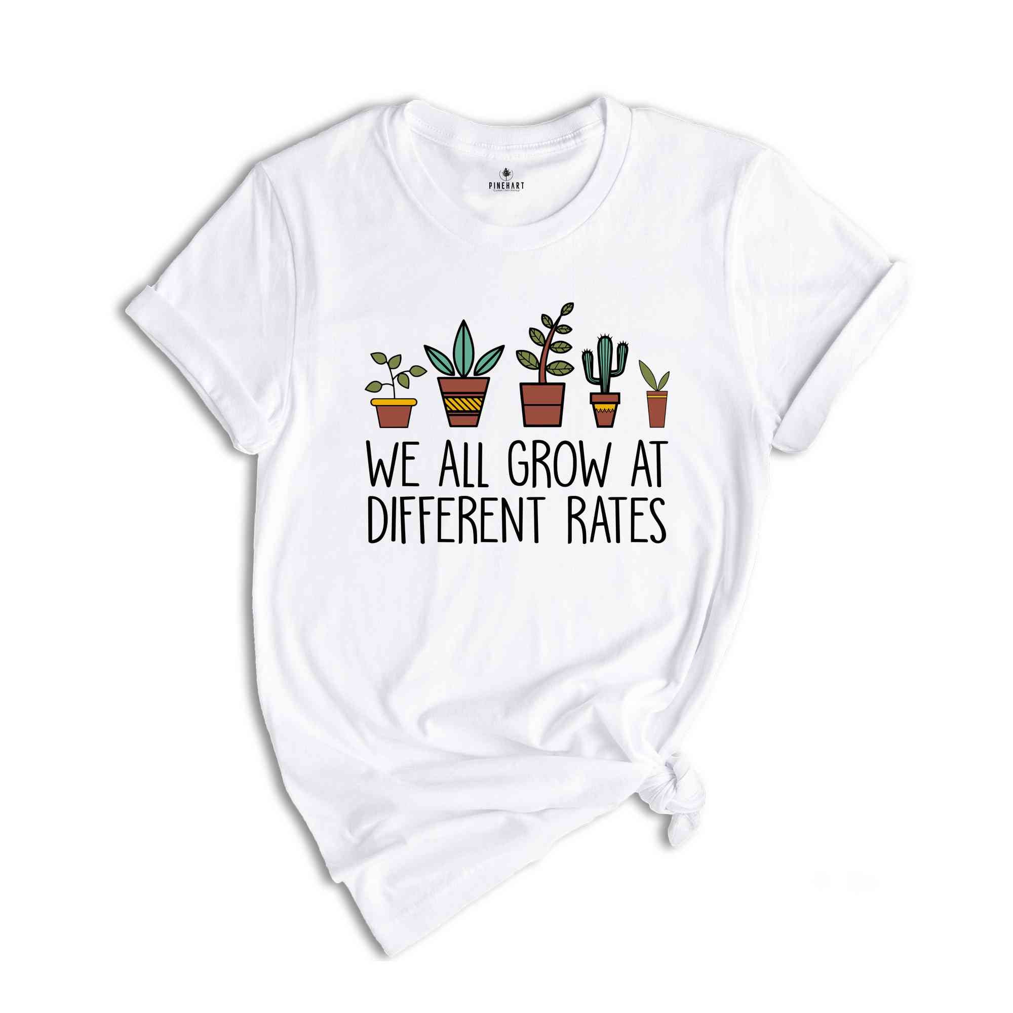 We All Grow at Different Rates Shirt, Autism Awareness Shirt, Autism Mom T-shirt, Autism Awareness, Autism Teacher Shirt, Autism Month