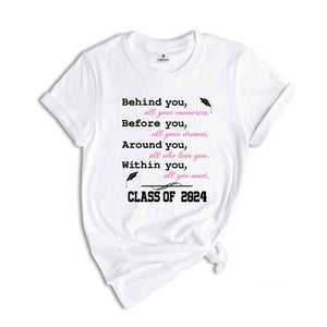 Graduation Saying Class of 2024, Senior 2024 Shirt, Class Of 2024 Shirt, Graduation T-Shirt, Graduation Party, Senior Squad