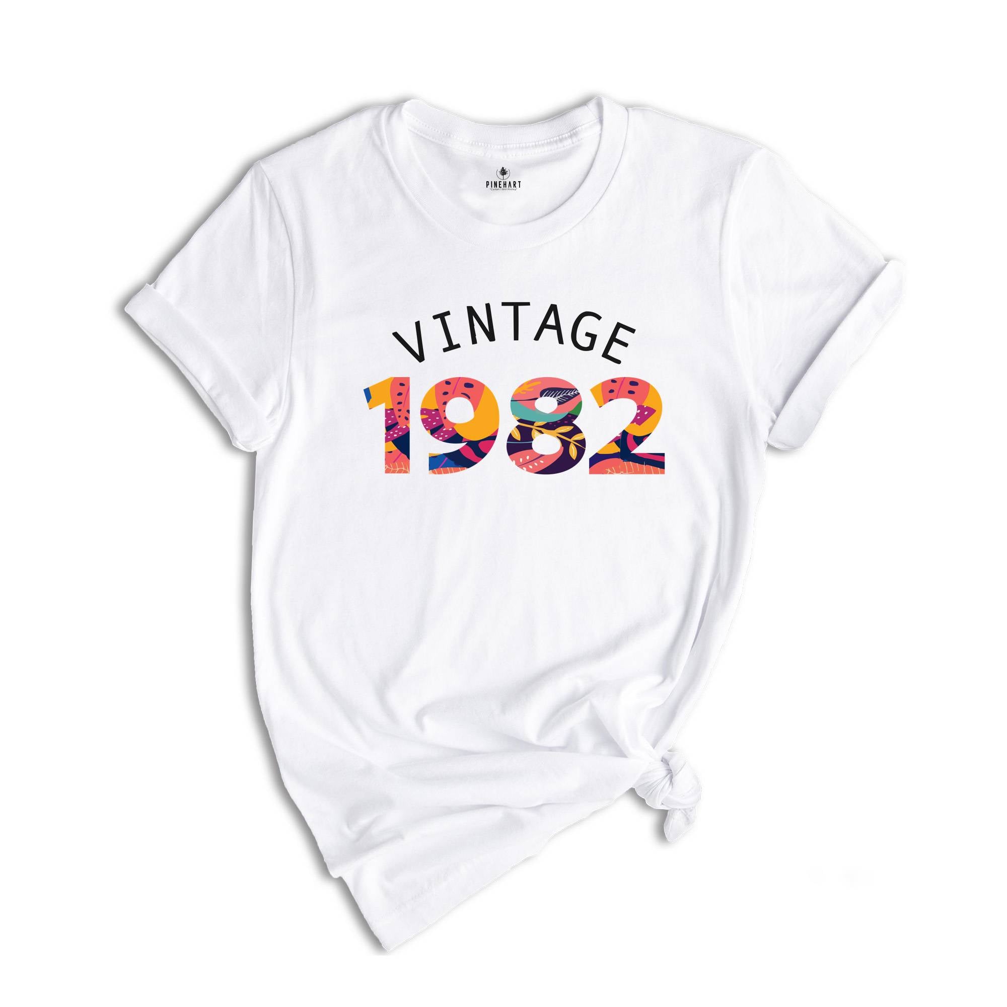 Vintage 1982 Shirt, Born 1982 Shirt, 42nd Birthday Shirt, 42 Years Old, Birthday Party Tee, Birthday in 1982, 42nd Birthday Gift, Turning 42