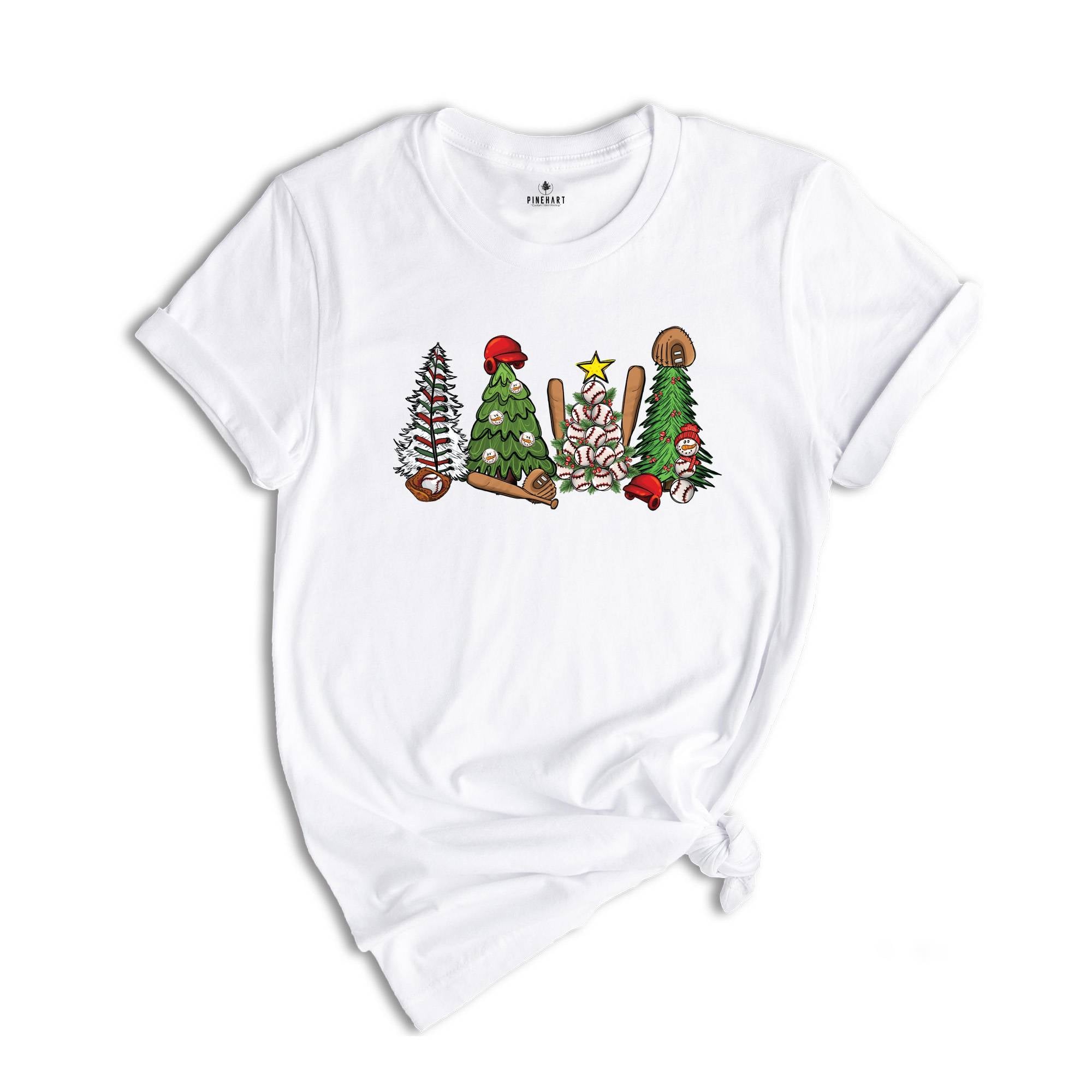 Baseball Christmas Tree Shirt, Baseball Christmas Shirt, Baseball Lover Shirt, Baseball Christmas Gift, Baseball Tree Shirt, Christmas Tree