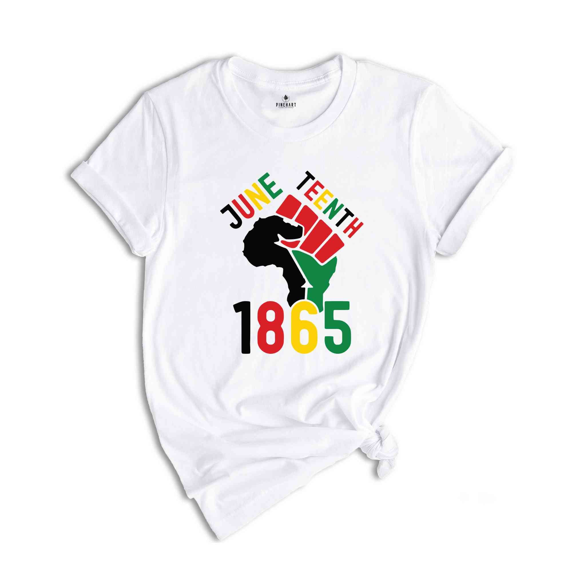 Juneteenth 1865 T-Shirt, Juneteenth Afro Shirt, Freeish Since 1865, Black Independence Day, Black Lives Matter Shirt