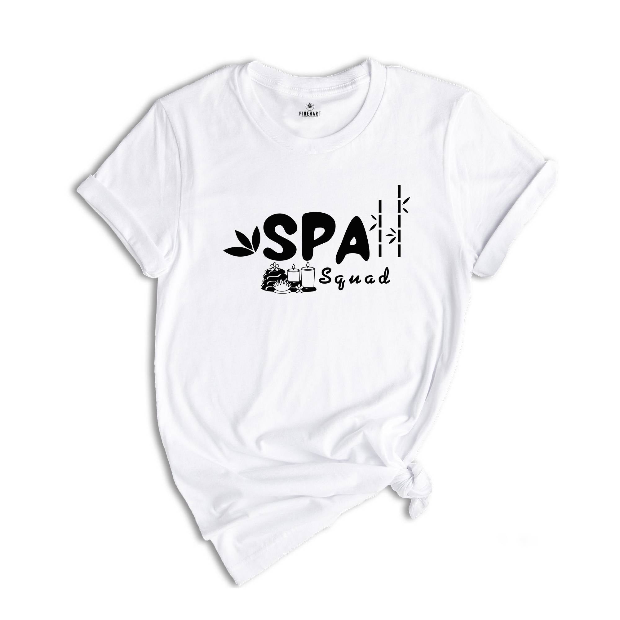 Spa Squad T-shirt, Spa Girls Shirt, Work Hard Spa Harder Apparel, Spa Technician Tee, Massage Therapist Gift